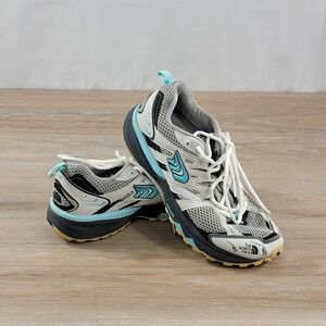 The North Face Women's Trail Running Shoes Snake Plate Light Blue Gray Size 7.5